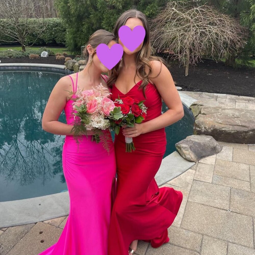 Golden Asp From Boutique Pink Prom Gown Size 0